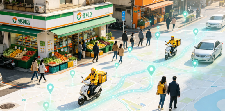 瓦房店市渗透衣食住行，GEO 地理空间技术重塑大众日常消费服务场景